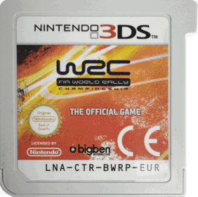 WRC FIA World Rally Championship: The Official Game - Cart - Front (Europe) - 1346x1337