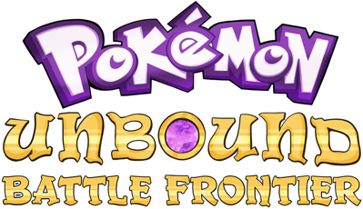 Pokémon Unbound Battle Frontier - Clear Logo (World) - 1314x757