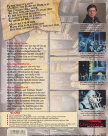 Rise of the Dragon - Box - Back (United Kingdom) - 633x800