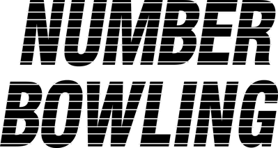Number Bowling - Clear Logo (North America) - 2400x1274