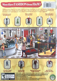 The Sims 2 Fashion Stuff - Box - Back (North America) - 927x1309
