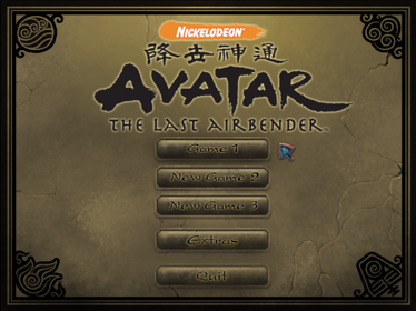 Avatar: The Last Airbender - Screenshot - Game Select (World) - 800x600