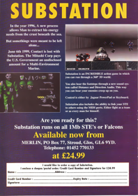 Substation - Advertisement Flyer - Front (United Kingdom) - 993x1403