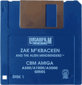 Zak McKracken and the Alien Mindbenders - Disc (Europe) - 919x956