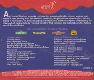Madeline: Rainy Day Activities - Box - Back (North America) - 941x800