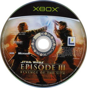 Star Wars: Episode III: Revenge of the Sith - Disc (Europe) - 738x746