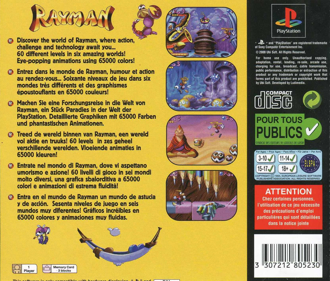 Rayman - Box - Back (Europe) - 1663x1416