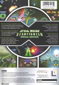 Star Wars: Starfighter Special Edition - Box - Back (North America) - 558x800