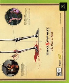 Tao Feng: Fist of the Lotus - Advertisement Flyer - Front (United States) - 1844x2200