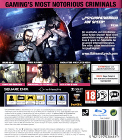 Kane & Lynch 2: Dog Days - Box - Back (Germany) - 600x692