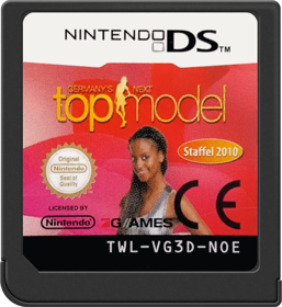 Germany's Next Topmodel: Das Offizielle Spiel zur Staffel 2010 - Cart - Front (Germany) - 517x564